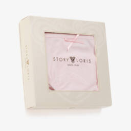 Story Loris-Girls Plain Pink Cotton Knickers | Childrensalon