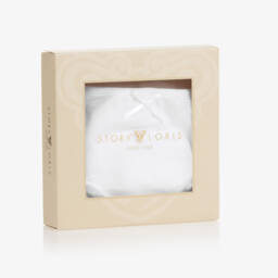 Story Loris-سروال داخلي قطن جيرسي لون أبيض للبنات | Childrensalon