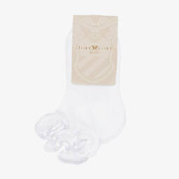 Story Loris-White Ruffle Baby Socks | Childrensalon