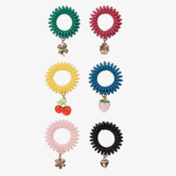 Super Smalls-Girls Charmed Life Hair Ties (6 Pack) | Childrensalon