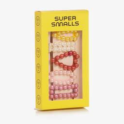 Super Smalls-Girls Chit Chat Pearl Snap Clips (5 Pack) | Childrensalon