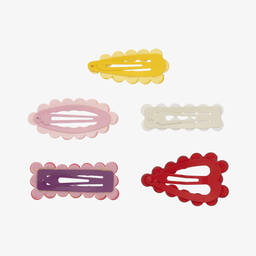 Super Smalls-Girls Chit Chat Pearl Snap Clips (5 Pack) | Childrensalon