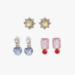 Super Smalls-Girls Dinner & A Movie Clip-on Earrings (3 Pack) | Childrensalon