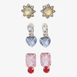 Super Smalls-أقراط أذن بألوان متعددة للبنات (عدد 3) | Childrensalon