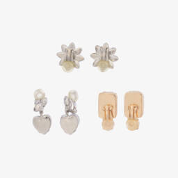 Super Smalls-Girls Dinner & A Movie Clip-on Earrings (3 Pack) | Childrensalon