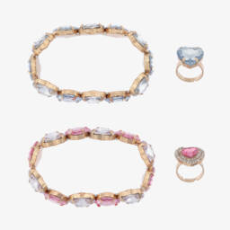 Super Smalls-Girls Heart to Heart Bracelets & Rings Set | Childrensalon