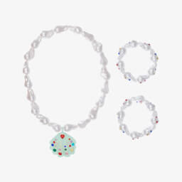 Souza-Blue Sequinned Cape Costume | Childrensalon