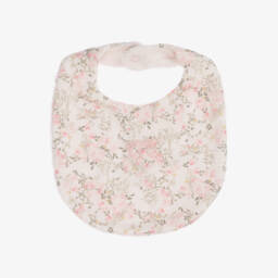 Tartine et Chocolat-Girls Pink Cotton Floral Babygrow | Childrensalon