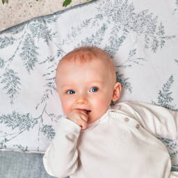 Tartine et Chocolat-Cotton & Linen Blanket (100cm) | Childrensalon