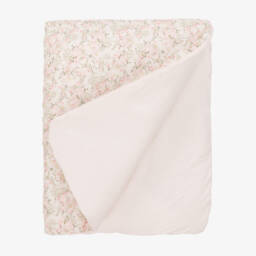 Tartine et Chocolat-بطانية بطبعة ورود قطن للبنات (95 سم) | Childrensalon