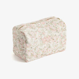 Girls Pale Pink Floral Print Wash Bag (25cm)