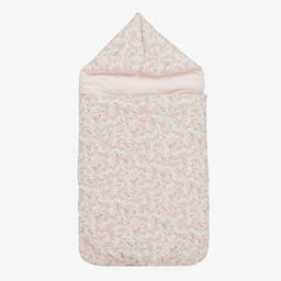 Girls Pink Floral Needlecord Nest (81cm)