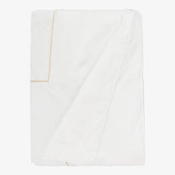 Tartine et Chocolat-بطانية قطن جيرسي لون عاجي للأطفال (99 سم) | Childrensalon