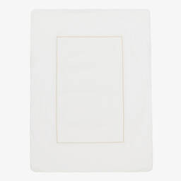 Tartine et Chocolat-بطانية قطن جيرسي لون عاجي للأطفال (99 سم) | Childrensalon