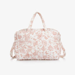 Tartine et Chocolat-Ivory & Pink Baby Changing Bag (43cm) | Childrensalon