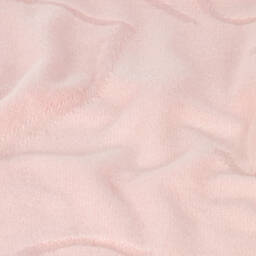 Tartine et Chocolat-بطانية كشمير محبوك لون زهري للبنات الرضع (100 سم) | Childrensalon