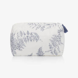 Tartine et Chocolat-White & Blue Wash Bag (26cm) | Childrensalon
