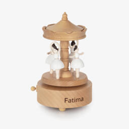 The Baby Gifting Company-Girls Pink Musical Carousel Personalised Hamper | Childrensalon