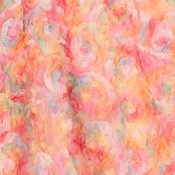 The Tiny Universe-فستان بطبعة ورود تول لون زهري | Childrensalon