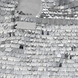 The Tiny Universe-فستان بترتر لون فضي | Childrensalon