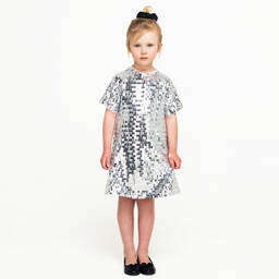 The Tiny Universe-فستان بترتر لون فضي | Childrensalon