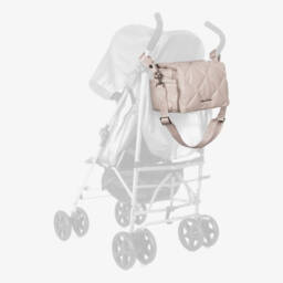 TIBA + MARL-حقيبة تغيير الحفاضات مبطنة جلد صناعي لون بيج (34 سم) | Childrensalon