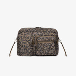 TIBA + MARL-Brown Leopard Print Stroller Changing Bag (34cm) | Childrensalon