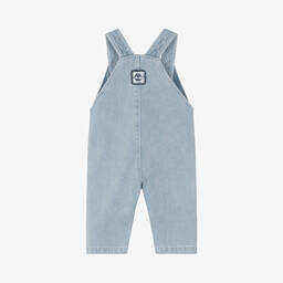 Timberland-Baby Boys Blue Denim Dungarees | Childrensalon