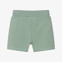 Timberland-Baby Boys Green Cotton Shorts | Childrensalon