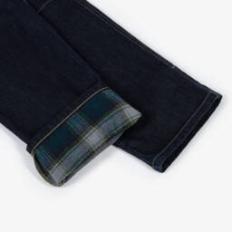 Timberland-جينز دنيم بقصة واسعة لون أزرق داكن للأولاد | Childrensalon