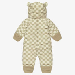 Töastie-Зимний комбинезон бежевый в клетку | Childrensalon