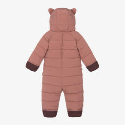 Töastie-Pink Padded Snowsuit | Childrensalon