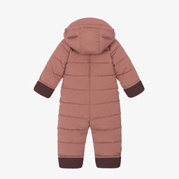 Töastie-Pink Padded Snowsuit | Childrensalon