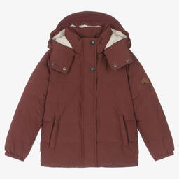 Töastie-Red Down Padded Puffer Coat | Childrensalon