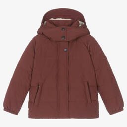Töastie-Red Down Padded Puffer Coat | Childrensalon