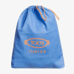 Tod's-Brown Suede Gommino Moccasins | Childrensalon