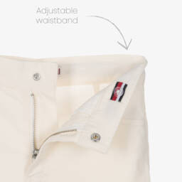 Tommy Hilfiger-جينز بأرجل واسعة كوردروي لون عاجي للبنات | Childrensalon