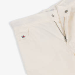 Tommy Hilfiger-جينز بأرجل واسعة كوردروي لون عاجي للبنات | Childrensalon