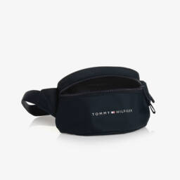 Tommy Hilfiger-Navy Blue Canvas Belt Bag (21cm) | Childrensalon