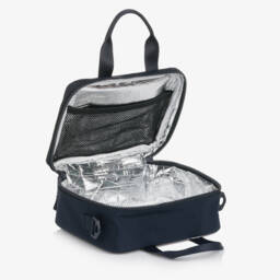 Tommy Hilfiger-Navy Blue Logo Canvas Lunch Bag (23cm) | Childrensalon