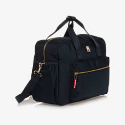 Tommy Hilfiger-Navy Blue TH Monogram Changing Bag (41cm) | Childrensalon