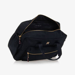 Tommy Hilfiger-Navy Blue TH Monogram Changing Bag (41cm) | Childrensalon