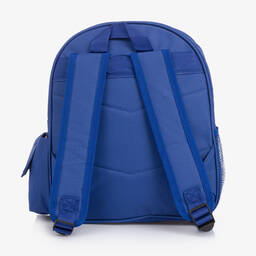 Treat Republic-Boys Blue Personalised Shark Backpack (30cm) | Childrensalon