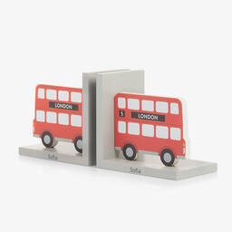 Treat Republic Sass & Belle-Personalised London Bus Bookends (30cm) | Childrensalon