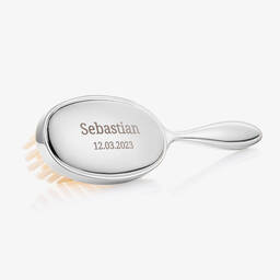 Treat Republic-Personalised Silver Hairbrush & Comb Keepsake  | Childrensalon