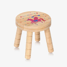 Treat Republic-Personalised Wooden Unicorn Stool | Childrensalon