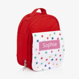 Treat Republic-Red Personalised Star Lunch Bag (24cm) | Childrensalon