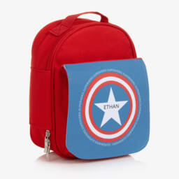 Treat Republic-Red Personalised Superhero Lunch Bag (24cm) | Childrensalon