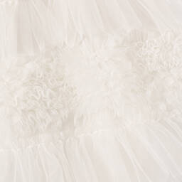 Tutu du Monde-Baby Girls Ivory Ruffled Tulle Dress | Childrensalon