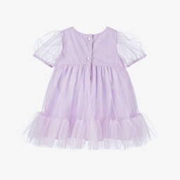 Tutu du Monde-Платье сиреневое из тюля с пайетками для малышек | Childrensalon